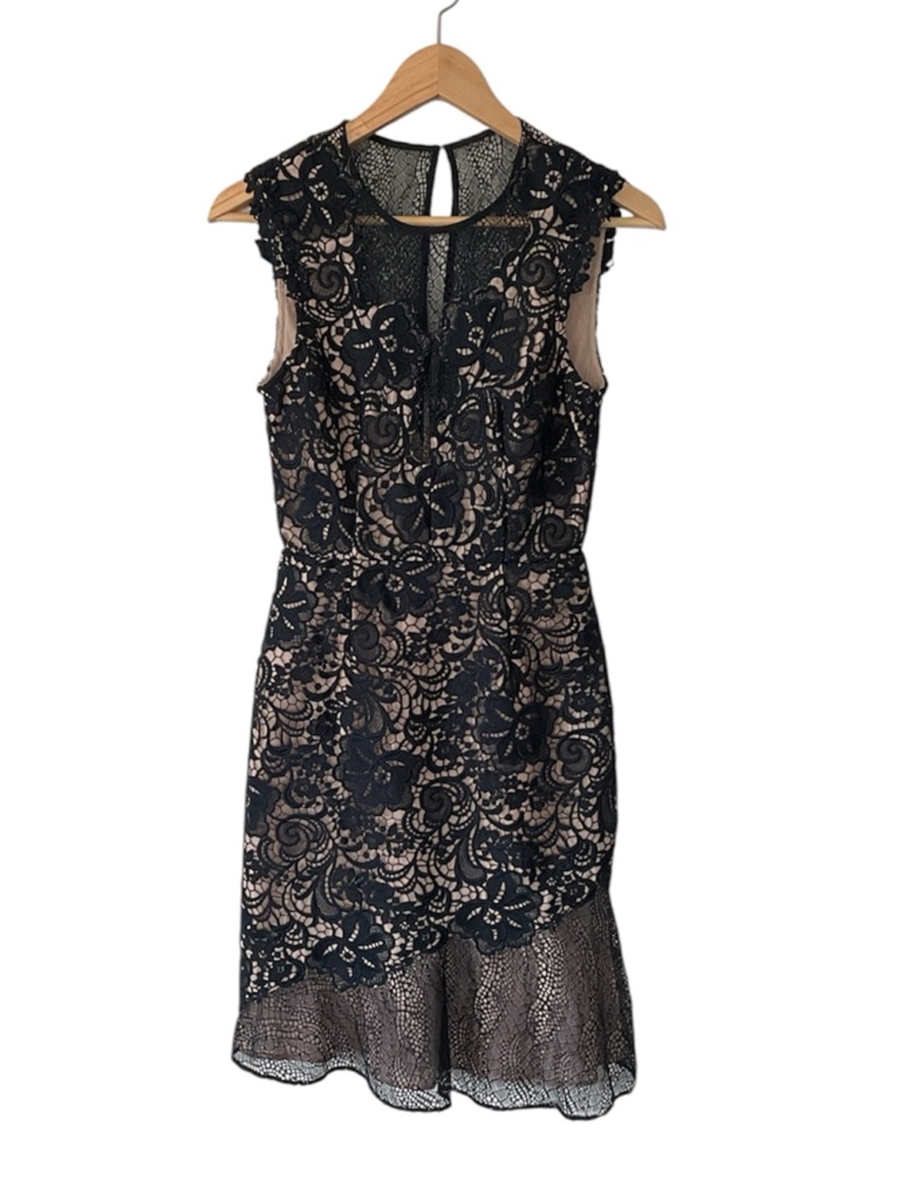 NWT Reiss June Lace Navy Blue Dress, size US 2 - Picture 5 of 14